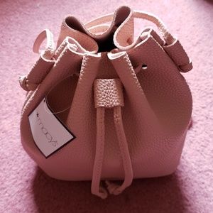 NWT Macy's Blush Pink Bucket Bag